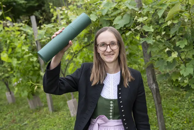Julia Rabensteiner: „Meisterin des Jahres“ in der Sparte „Obstbau &amp; Obstverarbeitung“ | Foto: © LFA/Danner