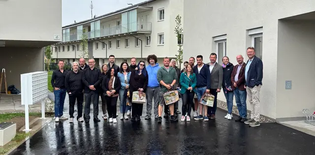 28 Familien erhalten in Gundersdorf ihre neuen Wohnungen