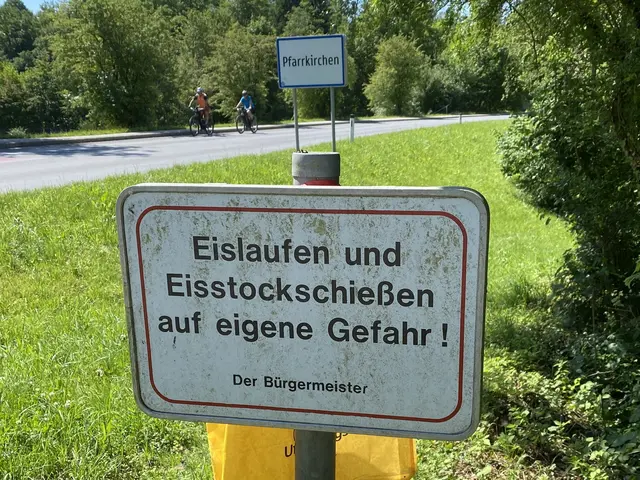 Eiswarnung in Bad Hall
