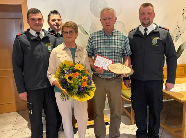 Ehrenkommandant Franz Litschauer feiert seinen 70. Geburtsta