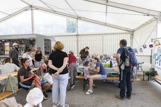 Das traditionelle Kinderschminken durfte heuer natürlich nicht fehlen. | Foto: René Brunhölzl/MeinBezirk