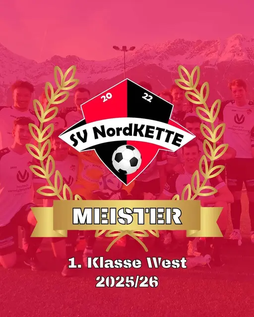 Der SV Nordkette feiert den Meistertitel | Foto: SV Nordkette