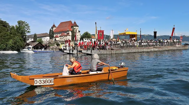 Fronleichnam auf dem Traunsee zelebriert. | Foto: Hörmandinger