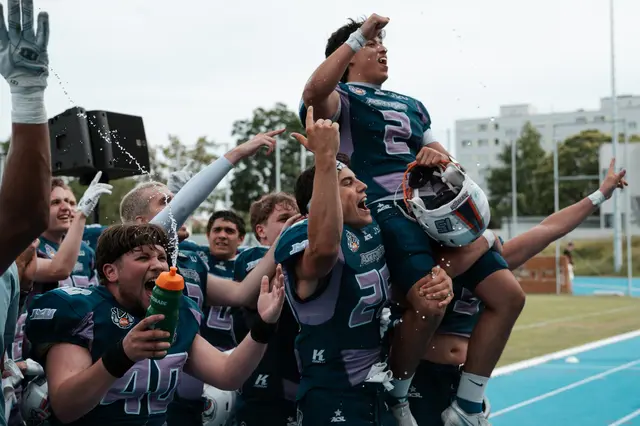 Die JKU Astros stehen nach dem Sieg über die Uni Wien Emperors im Finale der College-Football-Liga.  | Foto: Marina Roth