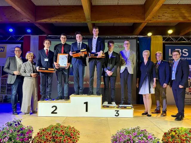 Die besten Drei der Teamwertung in Eggenburg.
