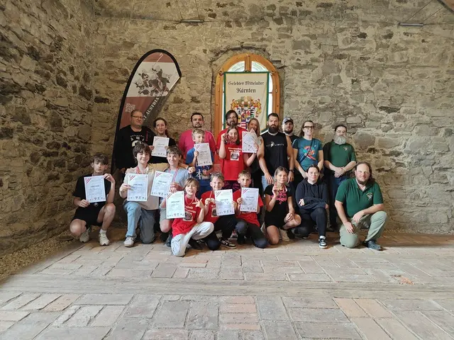 Gruppenfoto der strahlenden Sieger