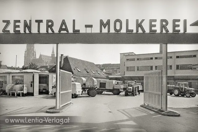 Heute befindet sich dort in einem Neubau eine Hofer-Filiale. | Foto: Lentia-Verlag