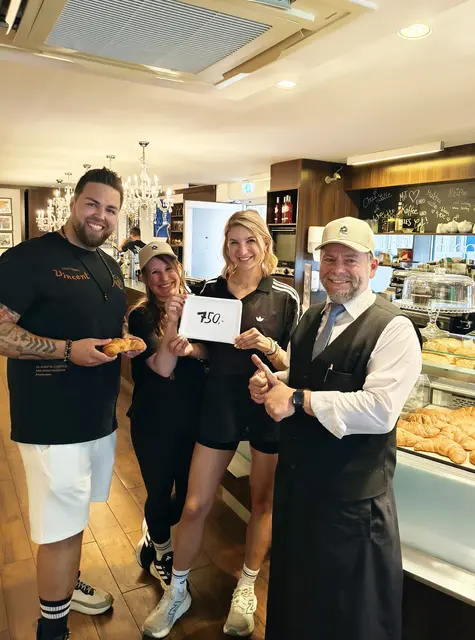 Im Café Grossauer wurde für den guten Zweck getanzt