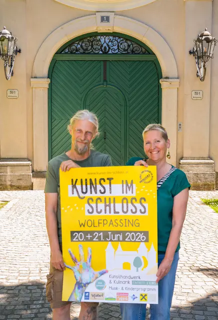 Kunsthandwerk in Wolfpassing hautnah erleben: Herwig und Manuela Majer laden zu "Kunst im Schloss". | Foto: Florian Auer/fotoschnappschuss.at