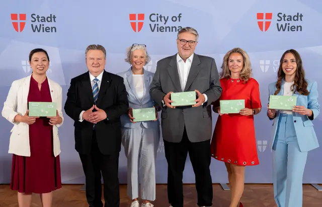 Am Dienstag wurde im Wiener Rathaus das neue Gesundheitsprojekt vorgestellt. | Foto: Sade Jerabek/MeinBezirk