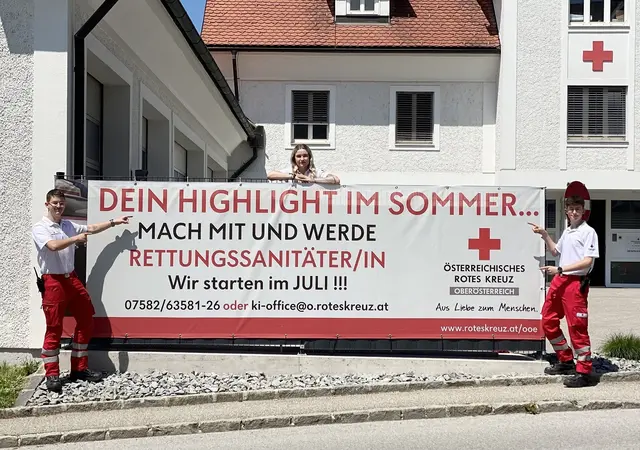 Ausbildung zum Rettungssanitäter startet im Bezirk Kirchdorf