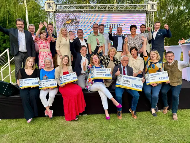 Löwenstarkes "Lotto" am Bergwerksee in Langau