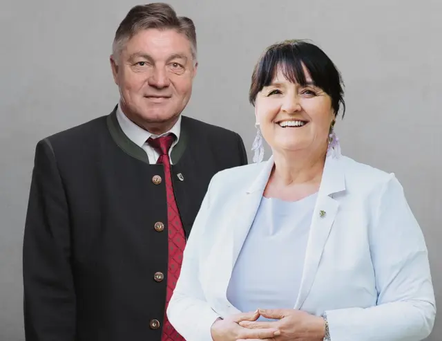 Bürgermeister Gerhard Meixner und Landeshauptmann-Stellvertreterin Manuela Khom