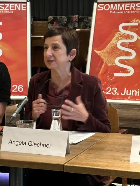 Angela Glechner, Sommerszene Salzburg. Hier bei der Vorstellung des Programms. | Foto: Lisa Gold