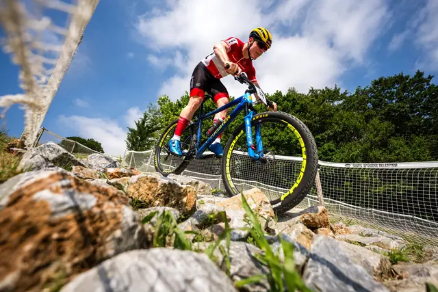 Theo Hauser wird Vize-Europameister im MTB Elimina