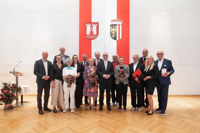 Stadt Linz zeichnet neun Persönlichkeiten für ihr Engagement