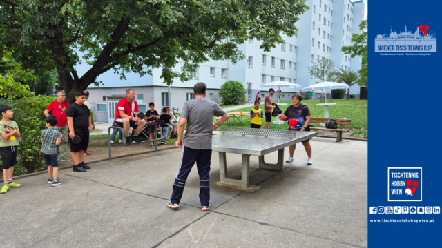 In der Brigittenauer Lände wird regelmäßig gespielt. | Foto: Tischtennis Hobby Wien