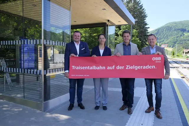 Letzte Bauphase an Traisentalbahn