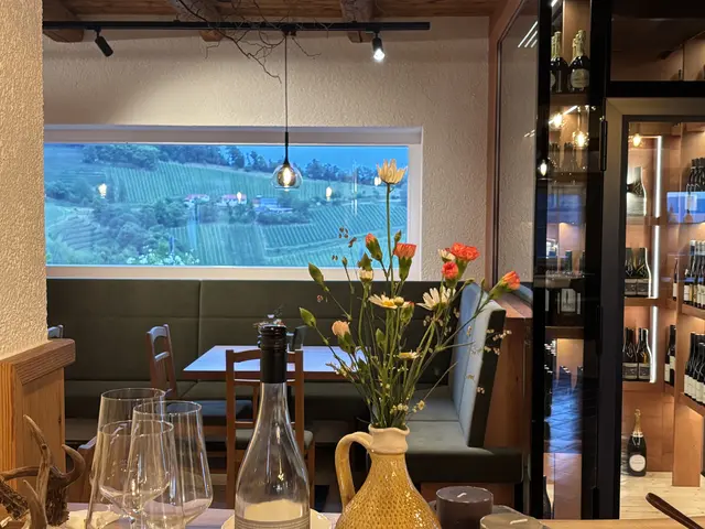 Genuss für alle Sinne: Das neu geschaffene Panoramafenster macht jeden Besuch bei "Wine + Kitchen" sprichwörtlich zum Genuss. | Foto: MeinBezirk/Waltraud Fischer