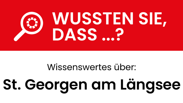 Fakten über St. Georgen am Längsee