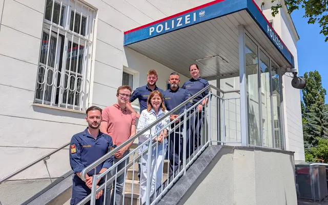 Neue Mödlinger Polizeifunktionäre bei Vernetzungst
