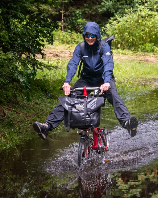 Magda Reischauer radelt bei jedem Wetter. Nehmen Sie sich ein Beispiel! | Foto: E. Reischauer