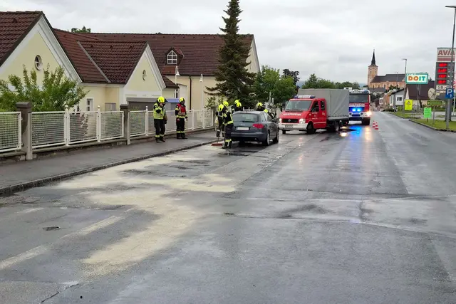 Fahrer verhindert Umweltschaden in Waidhofen/Thaya