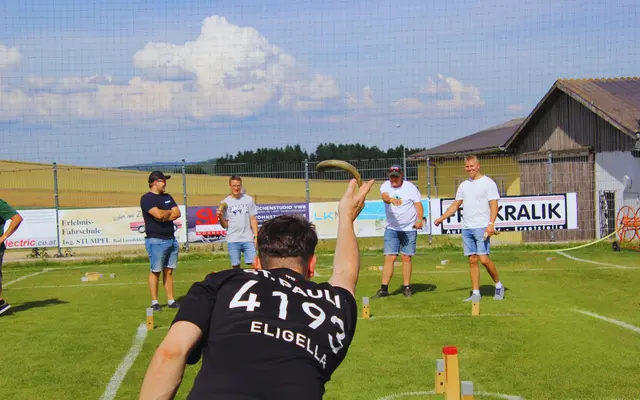 Römerwerfen: Jedes Team hat 4 Spieler:innen | Foto: Sportunion Reichenthal