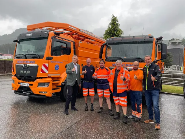 Das neue Kanalreinigungsfahrzeug des Mürzverbandes hat rund 604.000 Euro gekostet. | Foto: Mürzverband/Karl Rudischer
