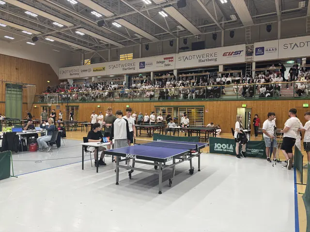 Tischtennistunier in der Hartberghalle