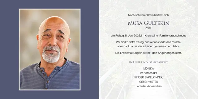 Musa Gültekin, St. Martin, ist verstorben. | Foto: Monika Gültekin