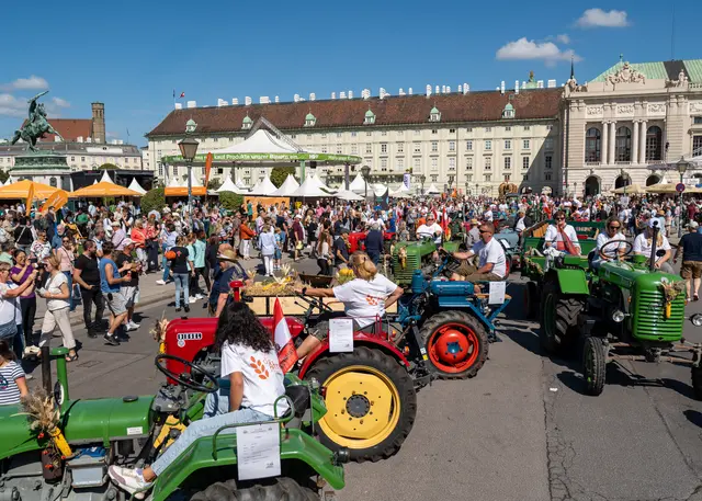 Im September findet erneut das "ernte.dank.festival." am Wiener Heldenplatz statt. (Archiv) | Foto: ÖSF/Pöhlmann