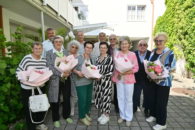 Gumpoldskirchner Feier für Geburtstagskinder und Jubelpaare