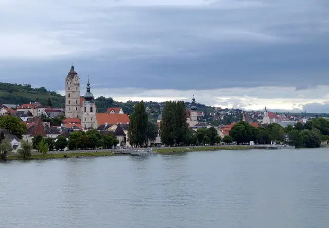 Erster Blick Richtung Krems