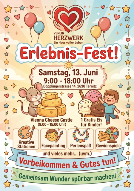 HerzWerk feiert für den guten Zweck