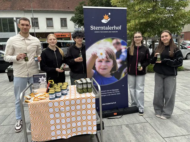 Schülerinnen sammelten für Sterntalerhof am Oberwarter Woche