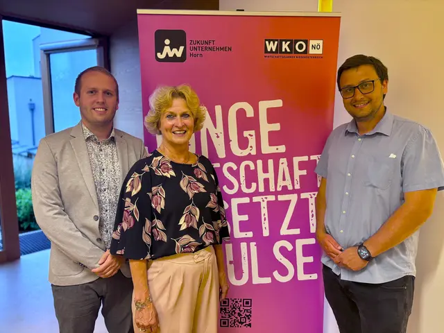 Auch die neu aufgestellte Junge Wirtschaft präsentierte sich erstmals einem breiten Publikum. | Foto: Markus Kahrer