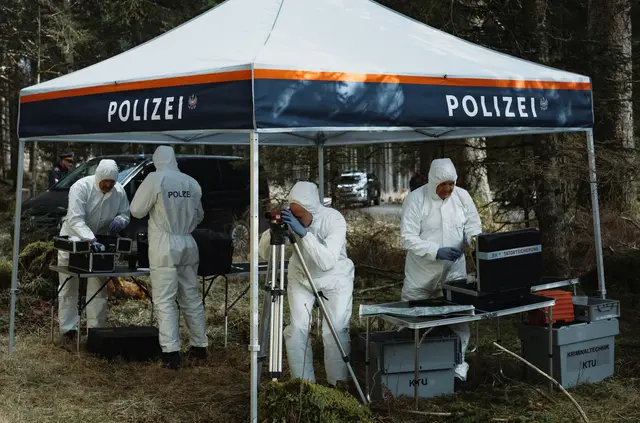 Der ORF/ZDF produzierte Aufnahmen für „Der Geier“ in und um die Strubklamm. | Foto: ORF/ZDF