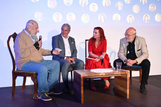 Peter Lindinger, Erwin Buchinger, Moderatorin Silke Stein, Michael Neureiter. | Foto: Josef Wind