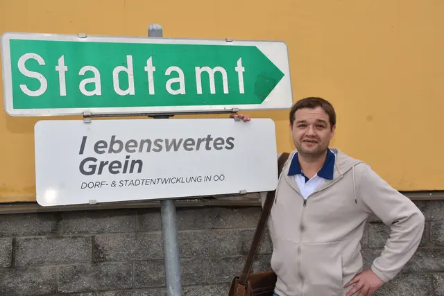 Grein hat eine neue wahlwerbende Gruppe. "Die Lotsen" wurde von Andreas Achleitner, 43, ins Leben gerufen.  | Foto: Robert Zinterhof