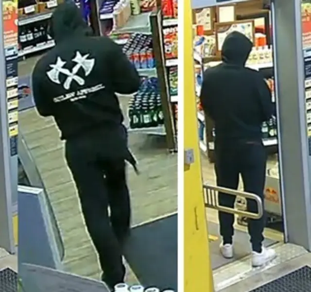 Einer der Verdächtigen bedrohte die Angestellten mit einer Pistole und forderte Bargeld. | Foto: LPD Wien
