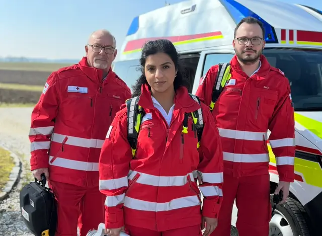 Auch im vergangenen Jahr leisteten die beruflichen und ehrenamtlichen Mitarbeiterinnen und Mitarbeiter des Roten Kreuzes in der Region Wels enormes. | Foto: Braun