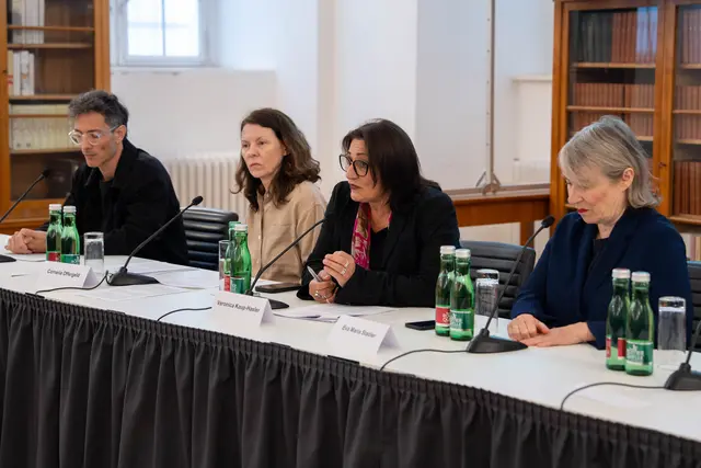 Kultur- und Wissenschaftsstadträtin Veronica Kaup-Hasler (SPÖ), bezeichnete die kritische Auseinandersetzung mit der Vergangenheit als unverzichtbar.  | Foto: Sade Jerabek/MeinBezirk