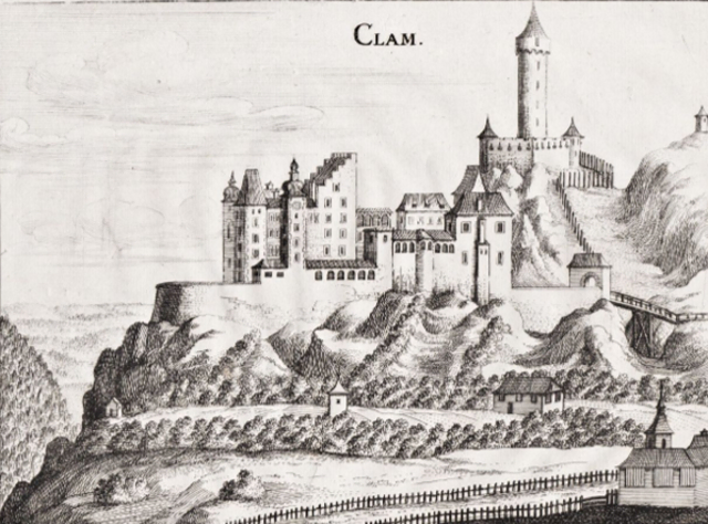 Als die Burg Clam erstürmt wurde