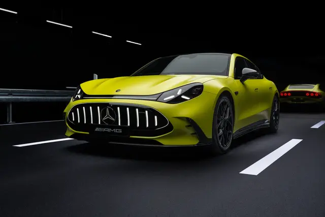 Das neue viertürige Mercedes-AMG GT Coupé Coupé ist ab sofort bestellbar: Der GT 55 startet bei „schlanken“ 156.600 Euro, der GT 63 gar bei 199.200 Euro.  | Foto: Mercedes-Benz