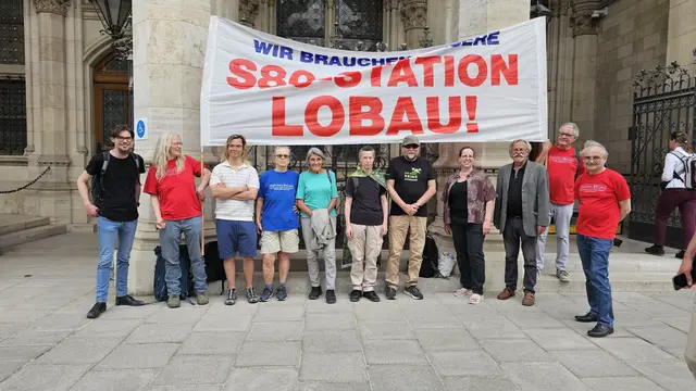 Die 2014 geschlossene S80-Lobau-Station wurde kürzlich im Petitionsausschuss behandelt. Unterstützerinnen und Unterstützer sind ernüchtert von den Ergebnissen. | Foto: BI S80