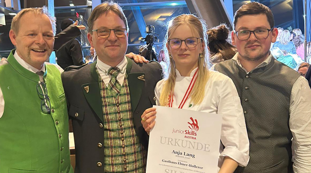 Lang erreichte im Bewerb den ausgezeichneten vierten Platz, im Bereich „Cook“ wurde sie zudem mit Silber ausgezeichnet. | Foto: Ebner-Hollerer