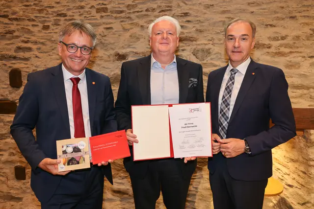 Die Friedl Steinwerke wurden mit dem Eugen Horvath Wirtschaftspreis prämiert. | Foto: Burgenland-Stiftung Theodor Kery