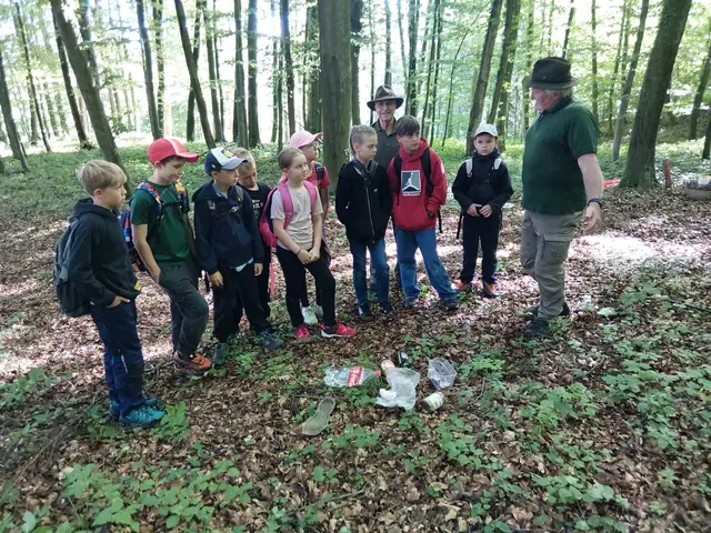 Die Kinder der 4. Klasse erkundeten gemeinsam mit erfahrenen Jägern die Vielfalt des Waldes und lernten Wissenswertes über Wildtiere und deren Lebensräume. | Foto: MeinBezirk