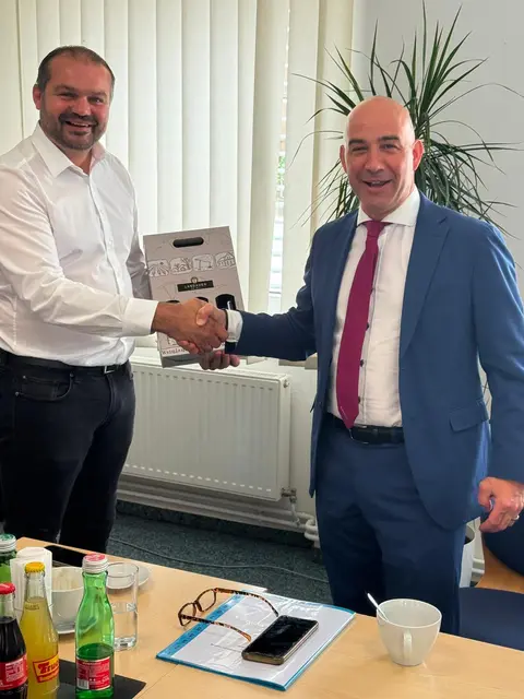 Landtagsabgeordneter Markus Wiesler begrüßte Volksanwalt Christoph Luisser. | Foto: FPÖ Burgenland